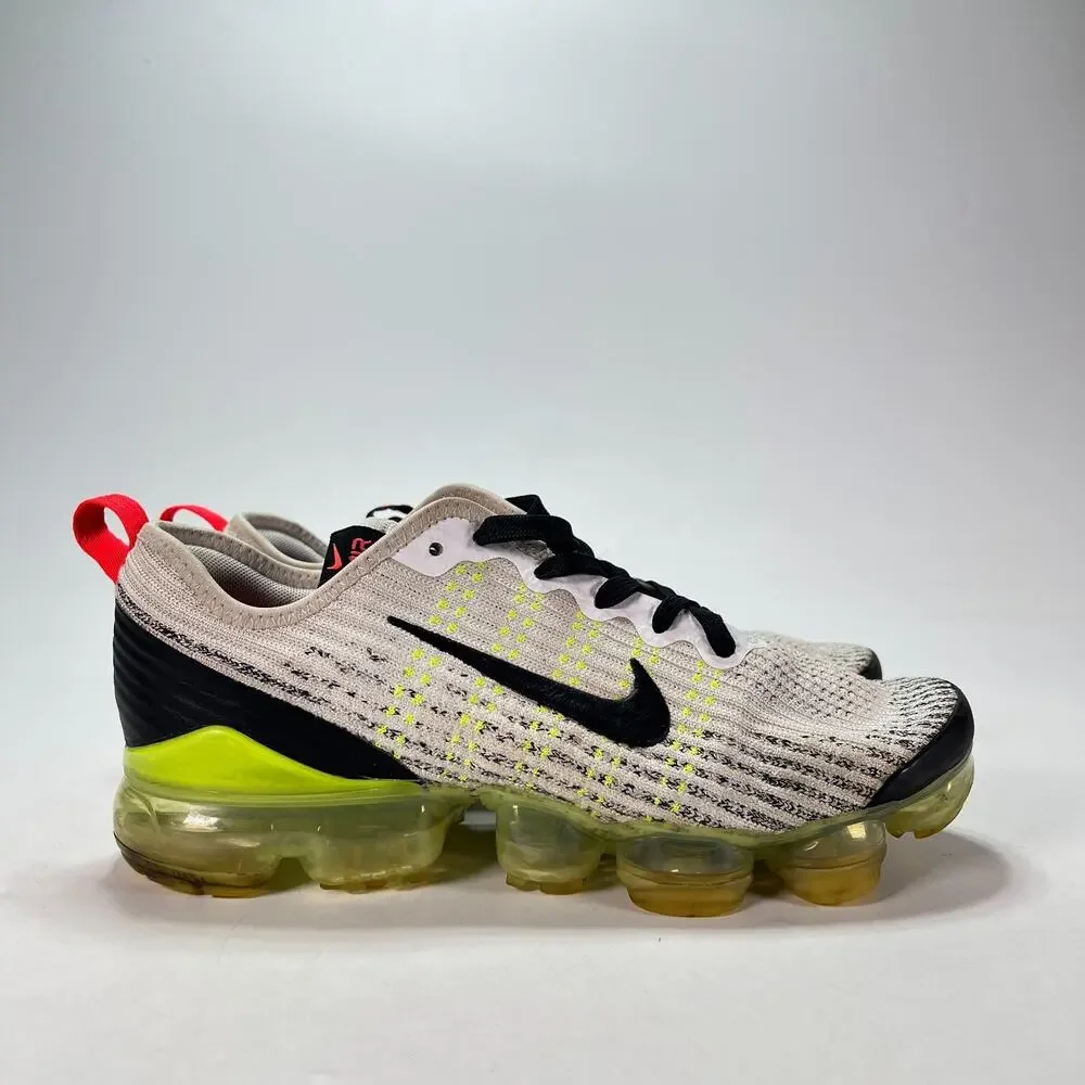 Nike Air VaporMax Flyknit 3 Neon Collection Running Shoes BQ5238-100 Youth Sz 6Y